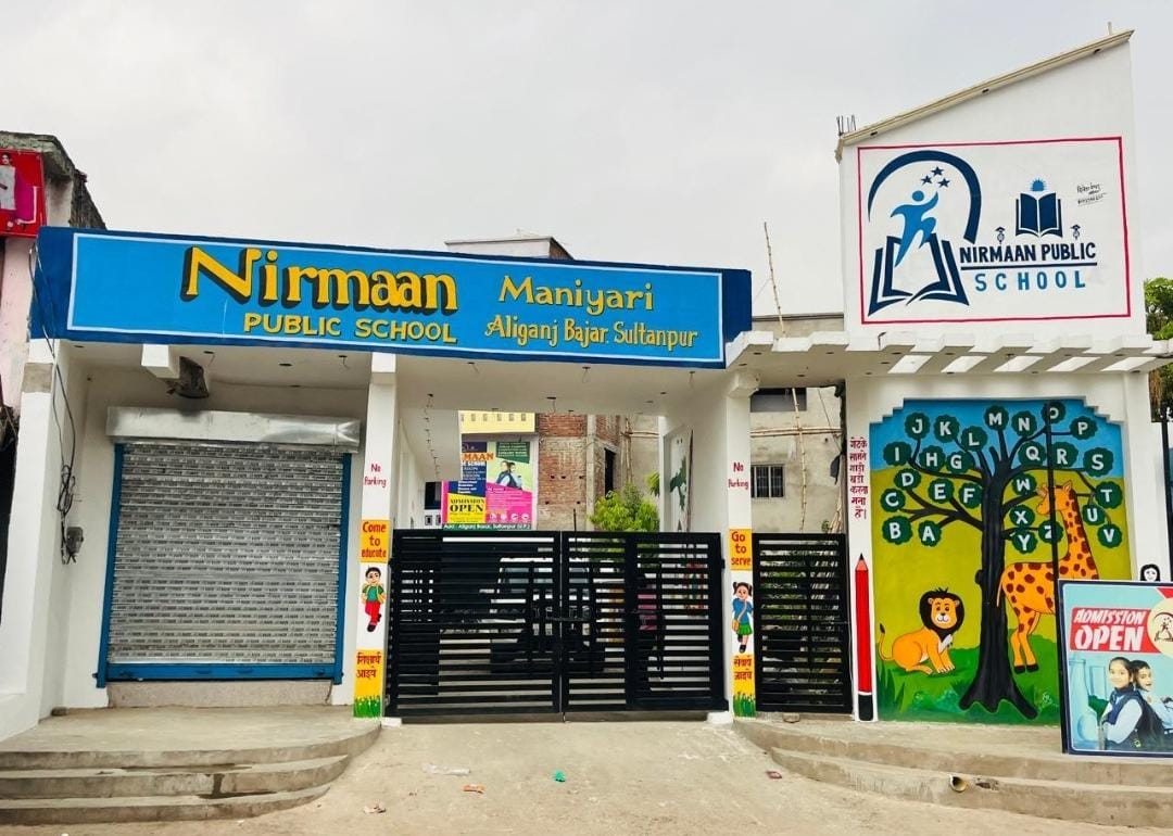 Students learning at Nirmaan Public School Sultanpur